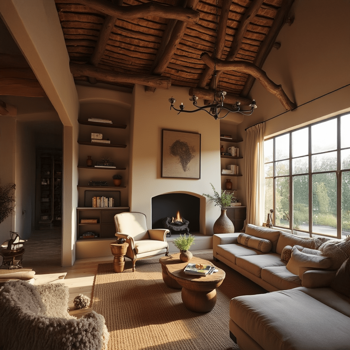 A_beautiful_modern_family_home_with_a_wellmanicured_lawwn2 | AI Generated Images | Prompts by Péju