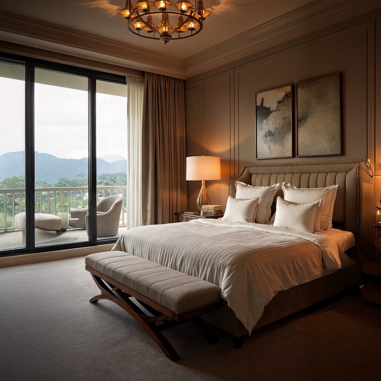 A_spacious_elegant_kitchen_with_a_large_island. AI Generated Images | Prompts by Péju